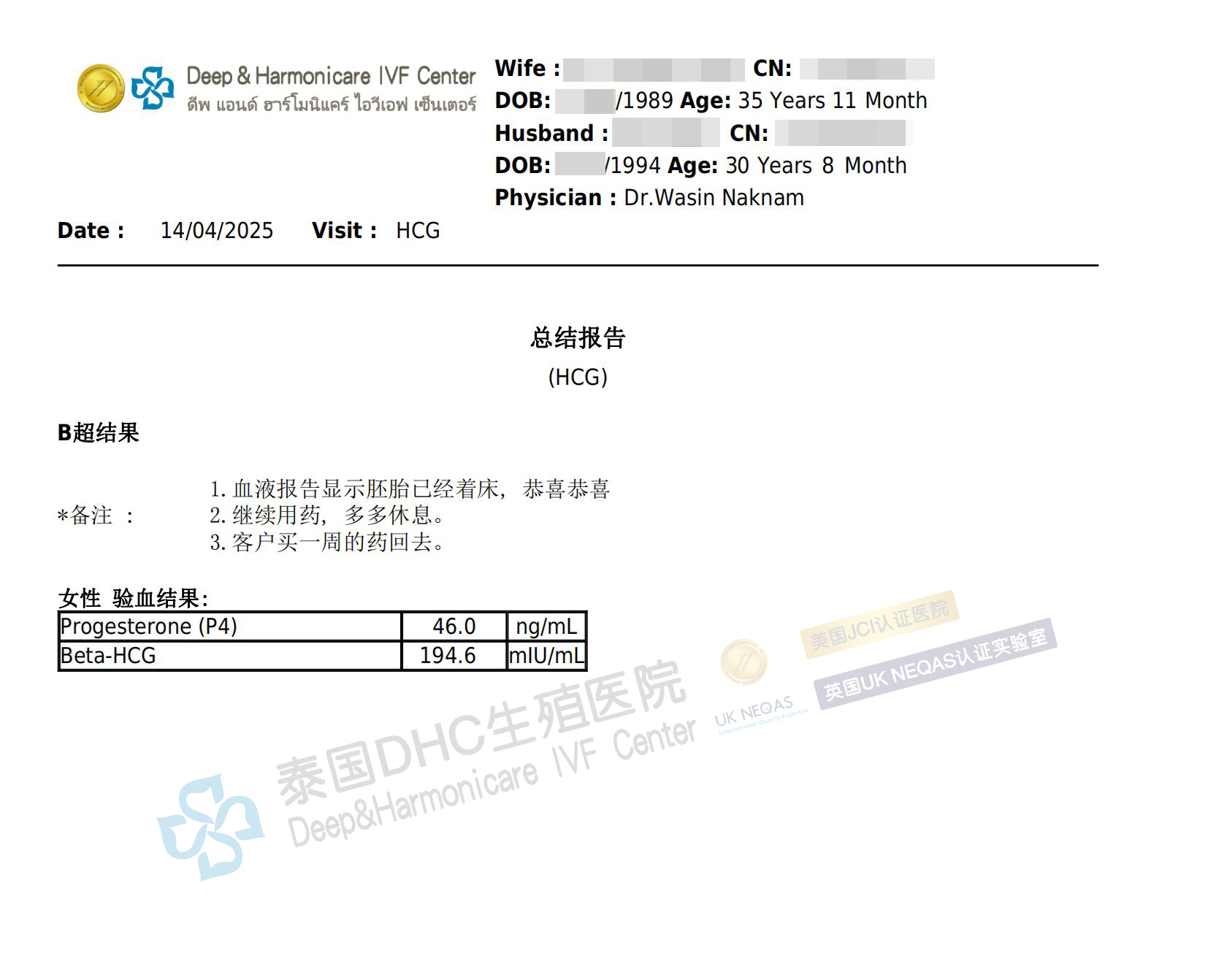 泰國DHC每日好孕故事0415